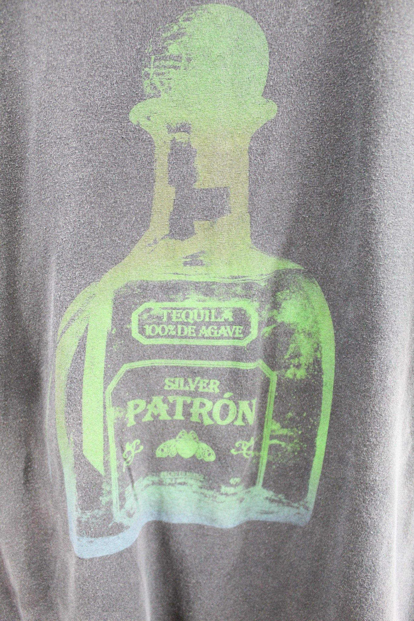 Silver Patron Tequila Logo Tee sold by HG Vintage product image thumbnail 2