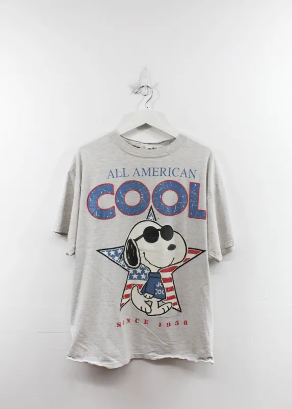 Vintage Snoopy American Cool Graphic Tee sold by HG Vintage