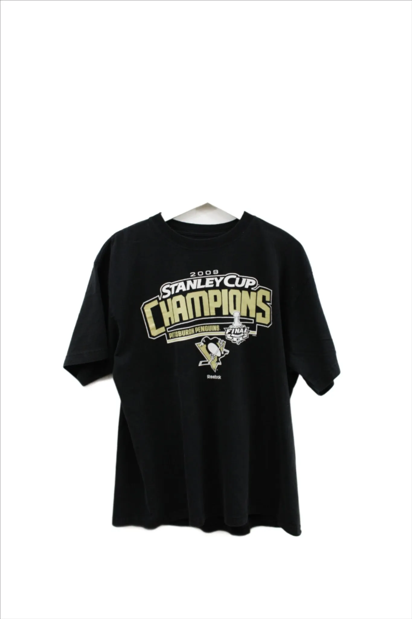 X - 2009 NHL Pittsburgh Penguins Stanley Cup Champion Tee sold by HG Vintage