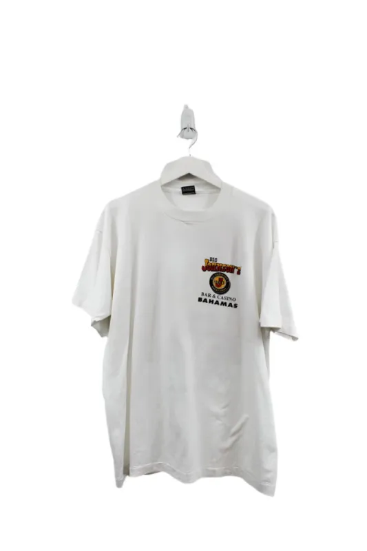 Z- Vintage 1992 Big Johnson's Bar & Casino Bahamas Graphic Single Stitch Tee sold by HG Vintage