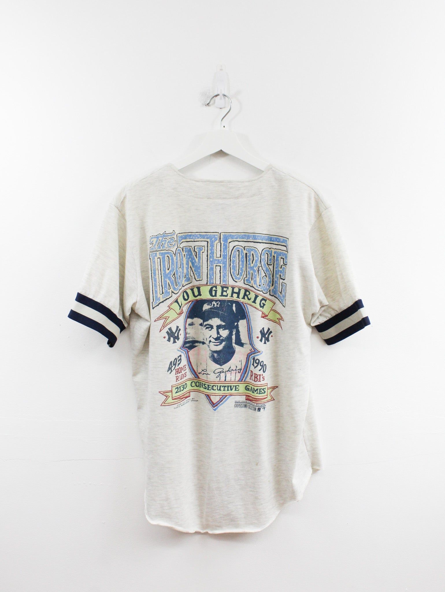 MLB New York Yankees 91' Lou Gehrig Jersey sold by HG Vintage product image thumbnail 3