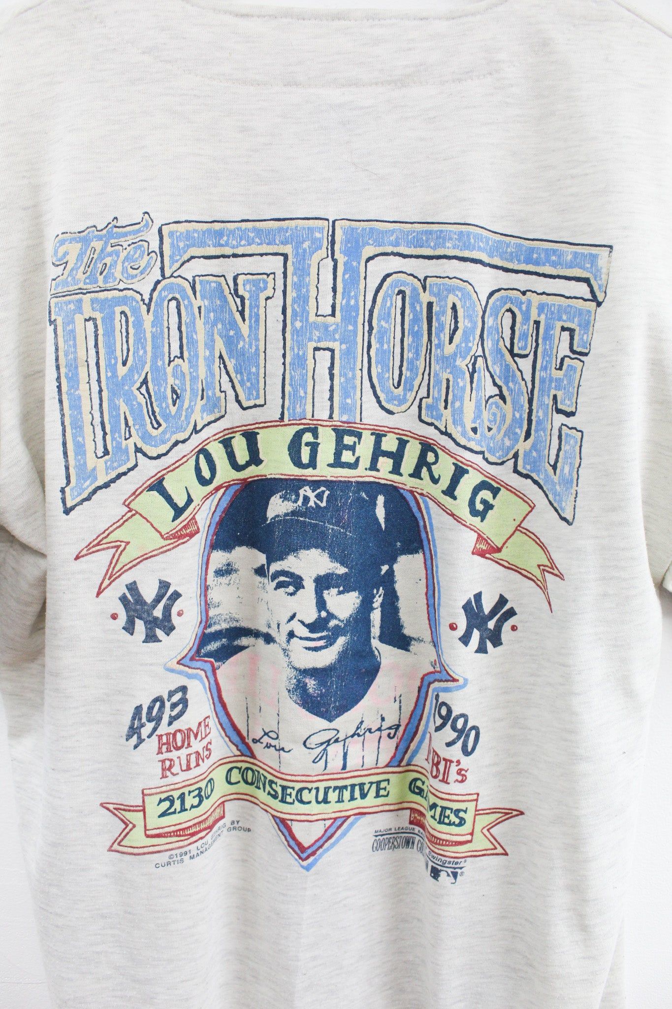 MLB New York Yankees 91' Lou Gehrig Jersey sold by HG Vintage product image thumbnail 4
