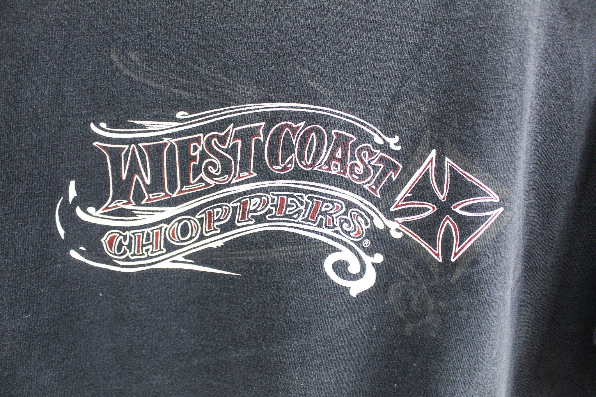 Vintage West Coast Chopper Bike Tee sold by HG Vintage product image thumbnail 2
