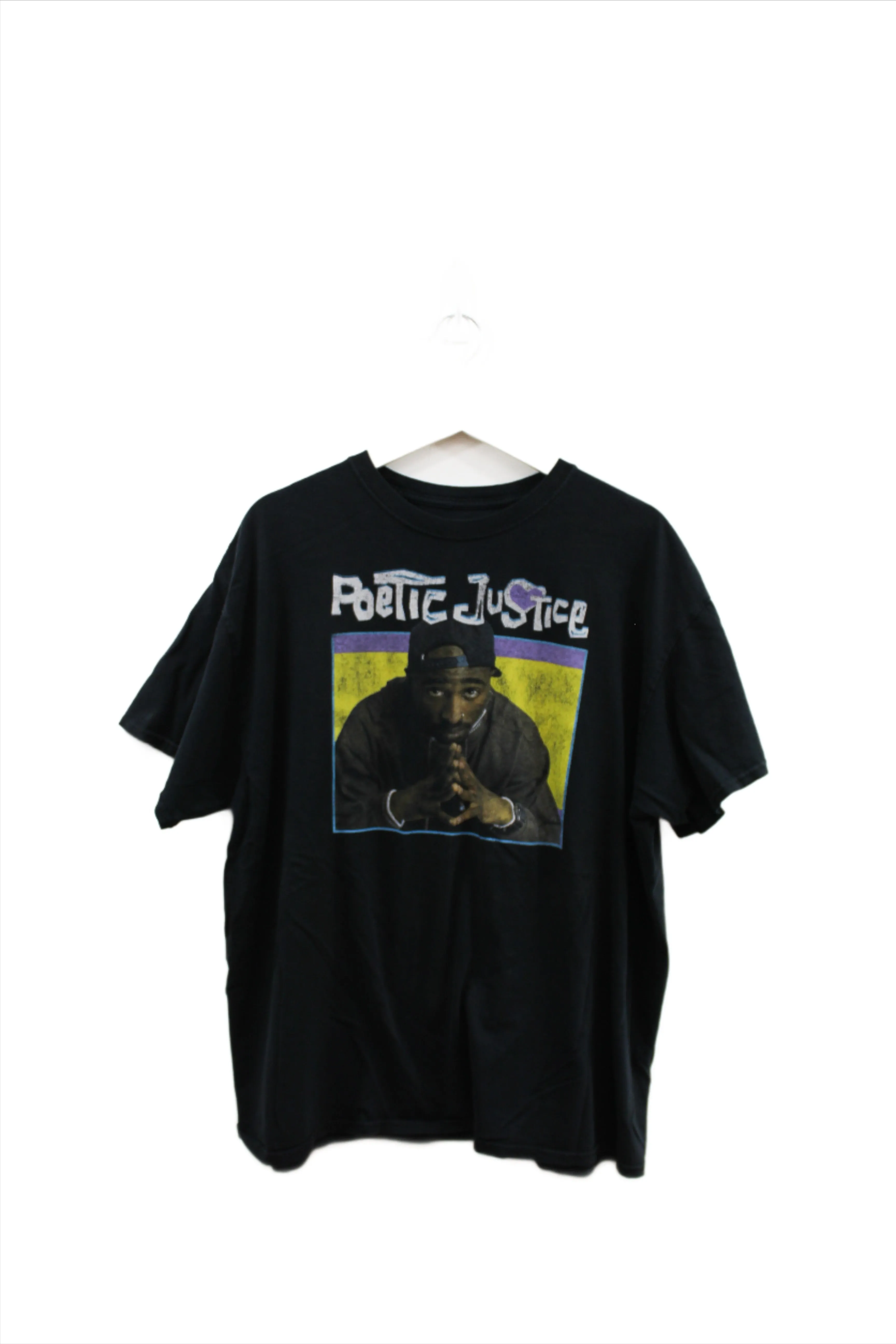 X - Poetic Justice Tupac Picture Tee sold by HG Vintage