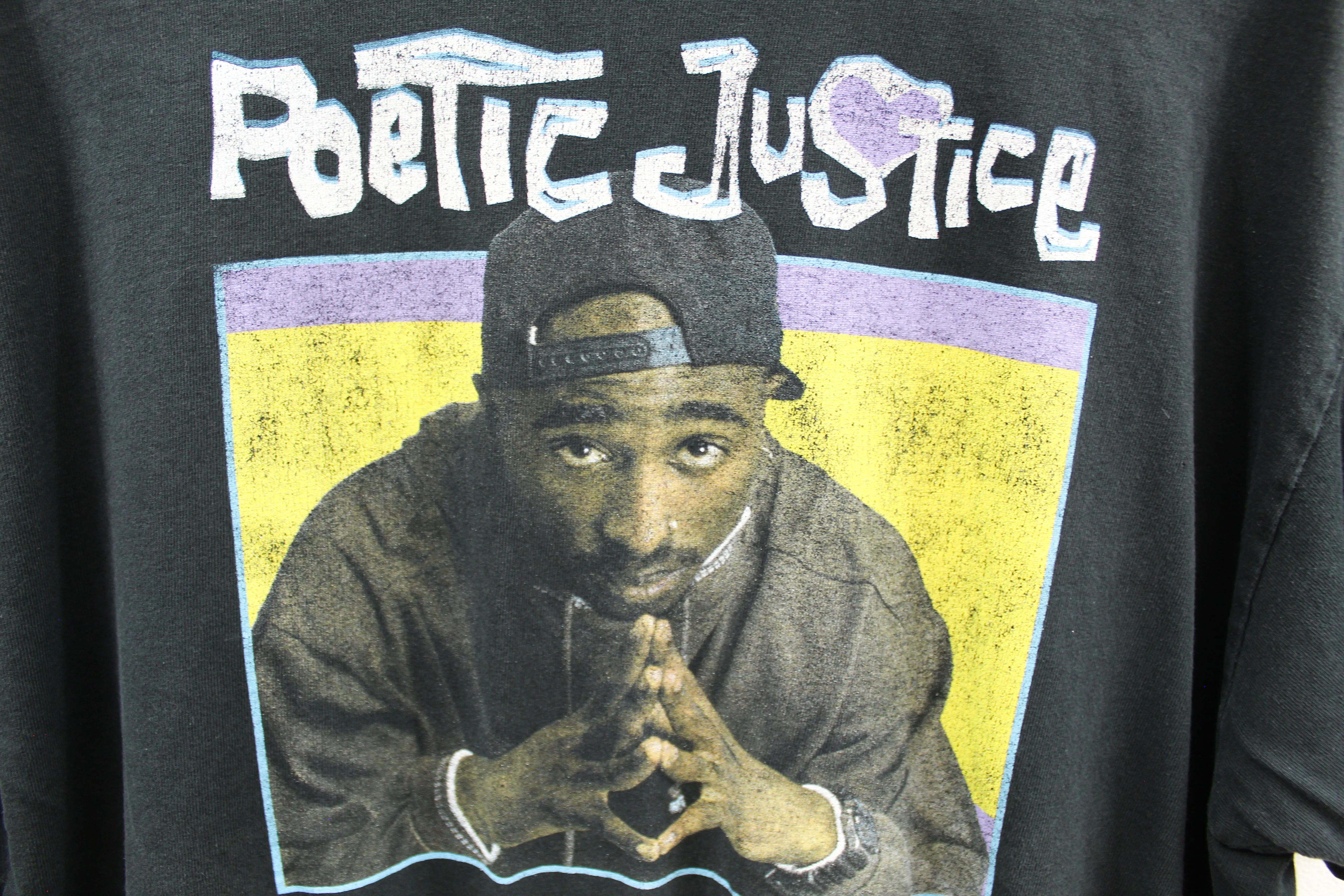 X - Poetic Justice Tupac Picture Tee sold by HG Vintage product image thumbnail 2
