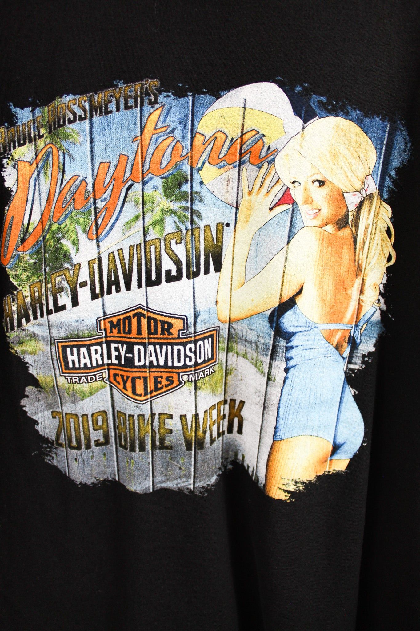 Harley Davidson 2019 Daytona Bike Week Tee sold by HG Vintage product image thumbnail 2