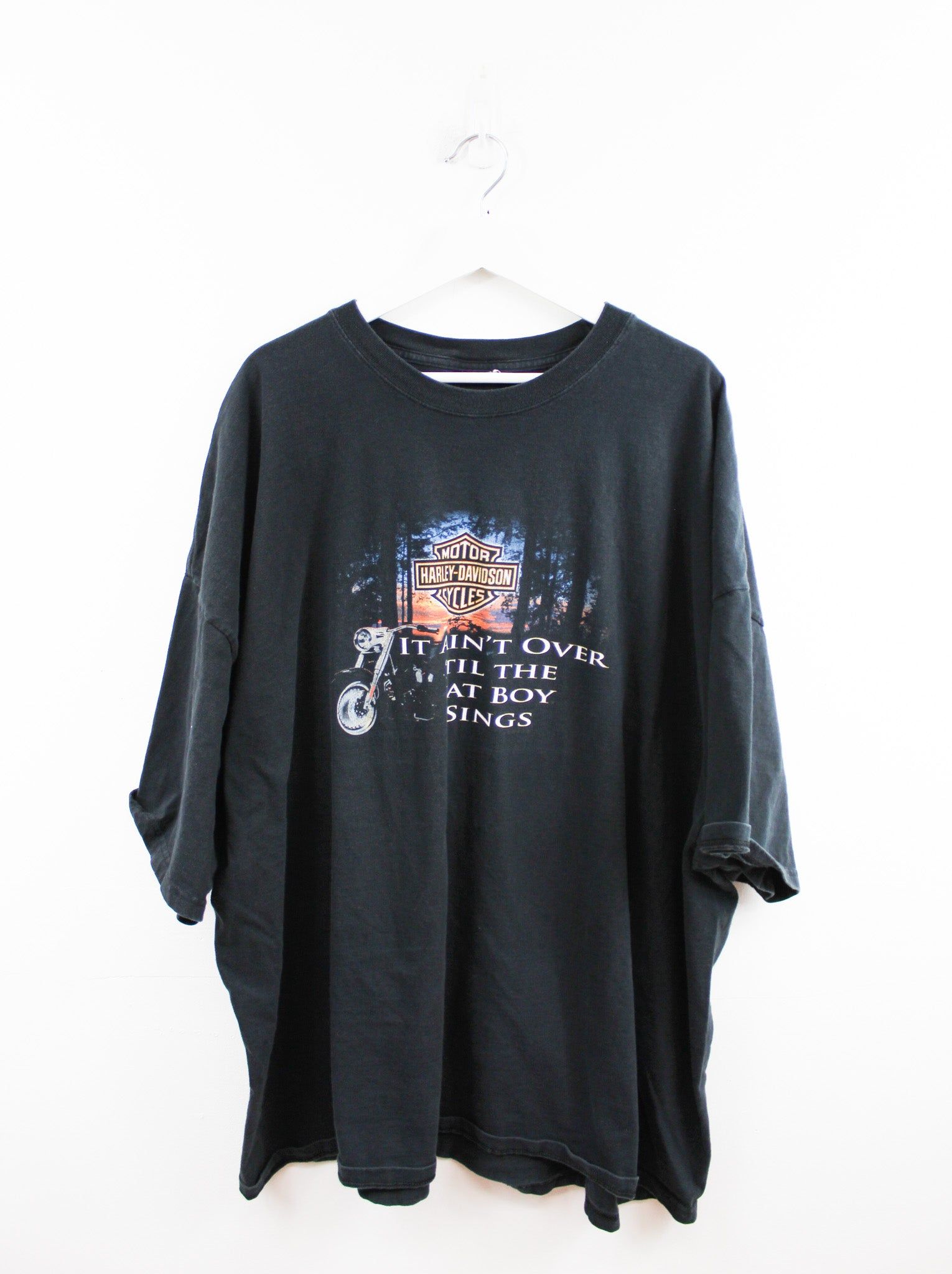Vintage 2010 Harley Davidson Singing Fat Boy Tee sold by HG Vintage