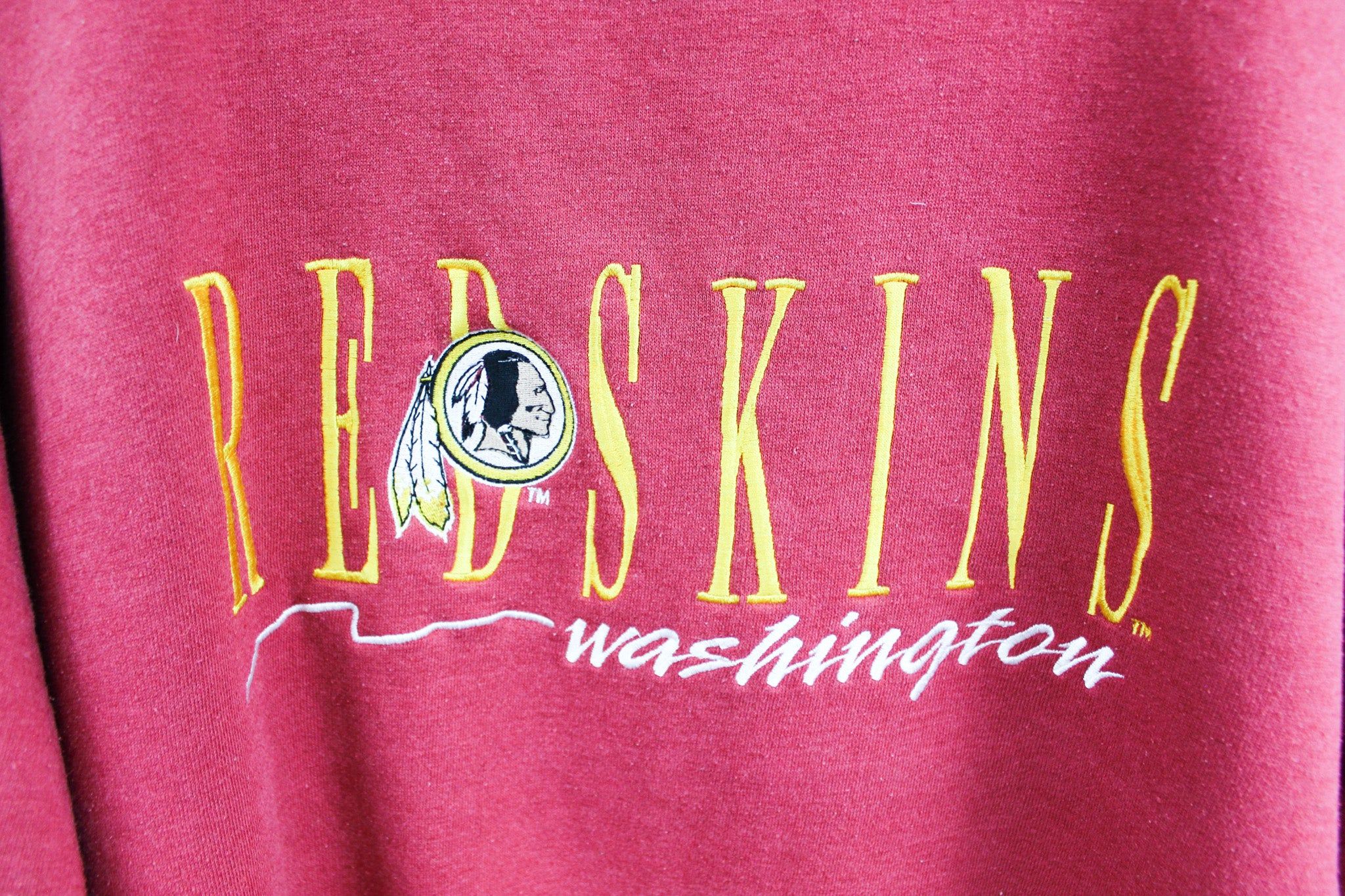 Logo 7 X NFL Washington Football Team Embroidered Crewneck sold by HG Vintage product image thumbnail 2