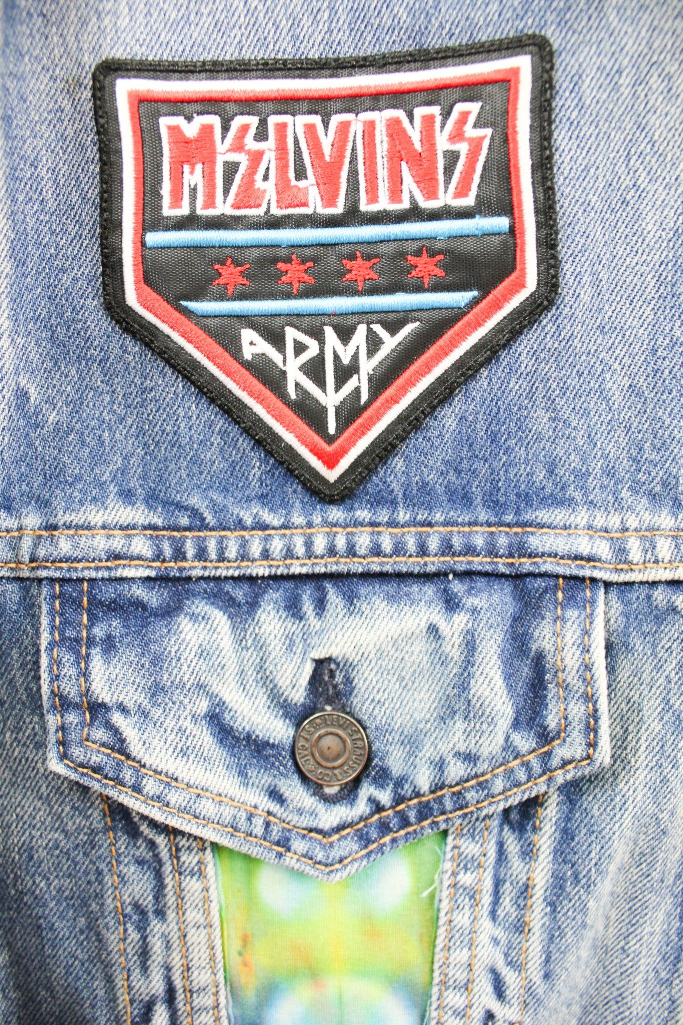 Haus Of Mojo Custom Reworked Levi's Denim Jacket Slayer sold by HG Vintage product image thumbnail 4