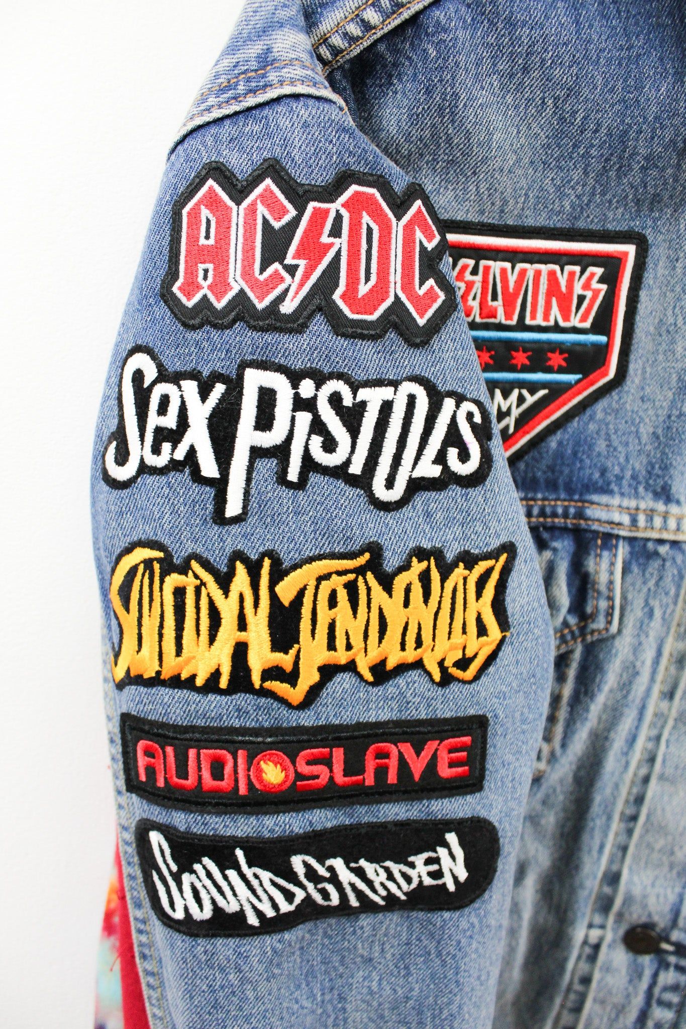 Haus Of Mojo Custom Reworked Levi's Denim Jacket Slayer sold by HG Vintage product image thumbnail 5