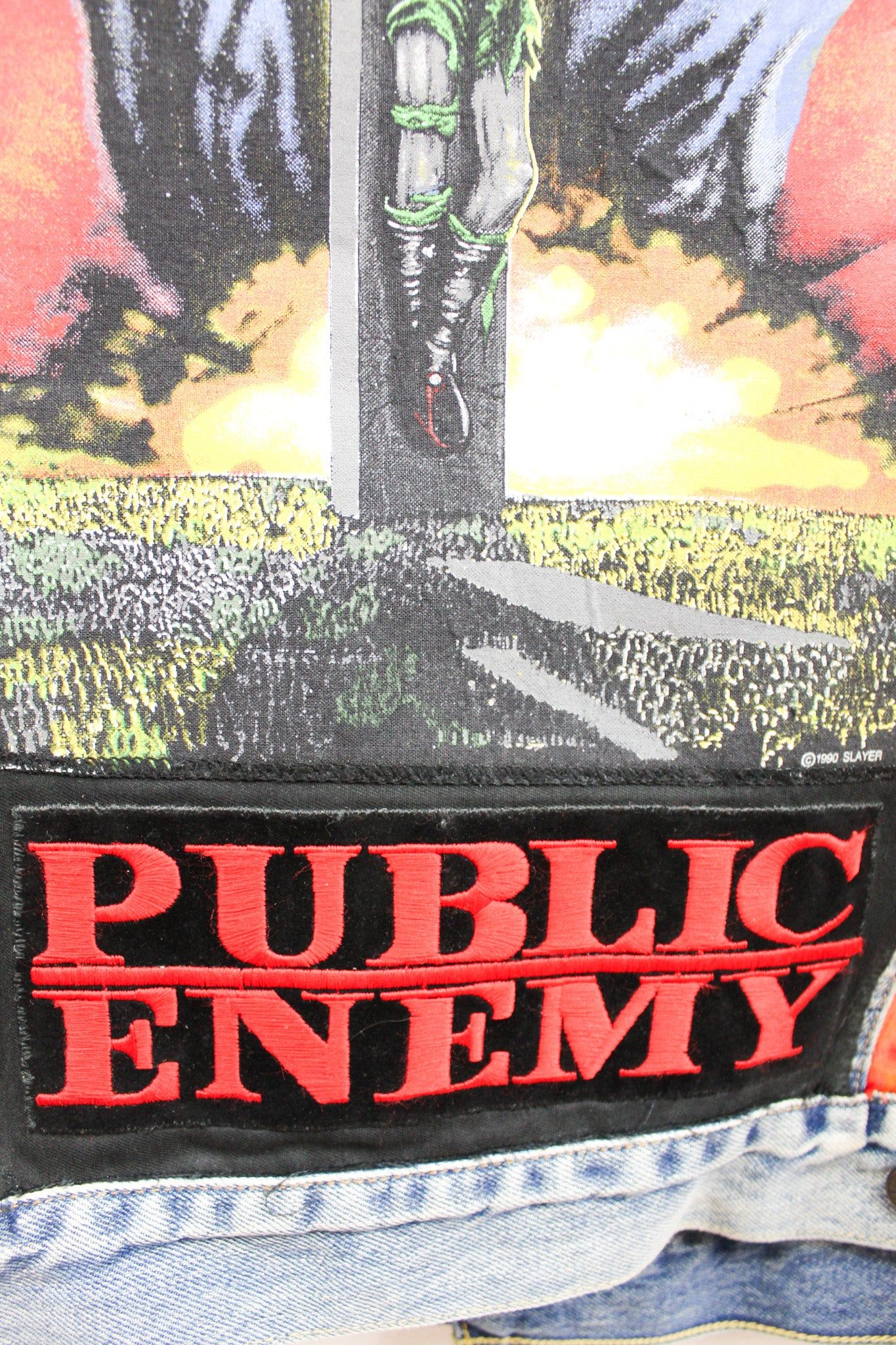 Haus Of Mojo Custom Reworked Levi's Denim Jacket Slayer sold by HG Vintage product image thumbnail 7