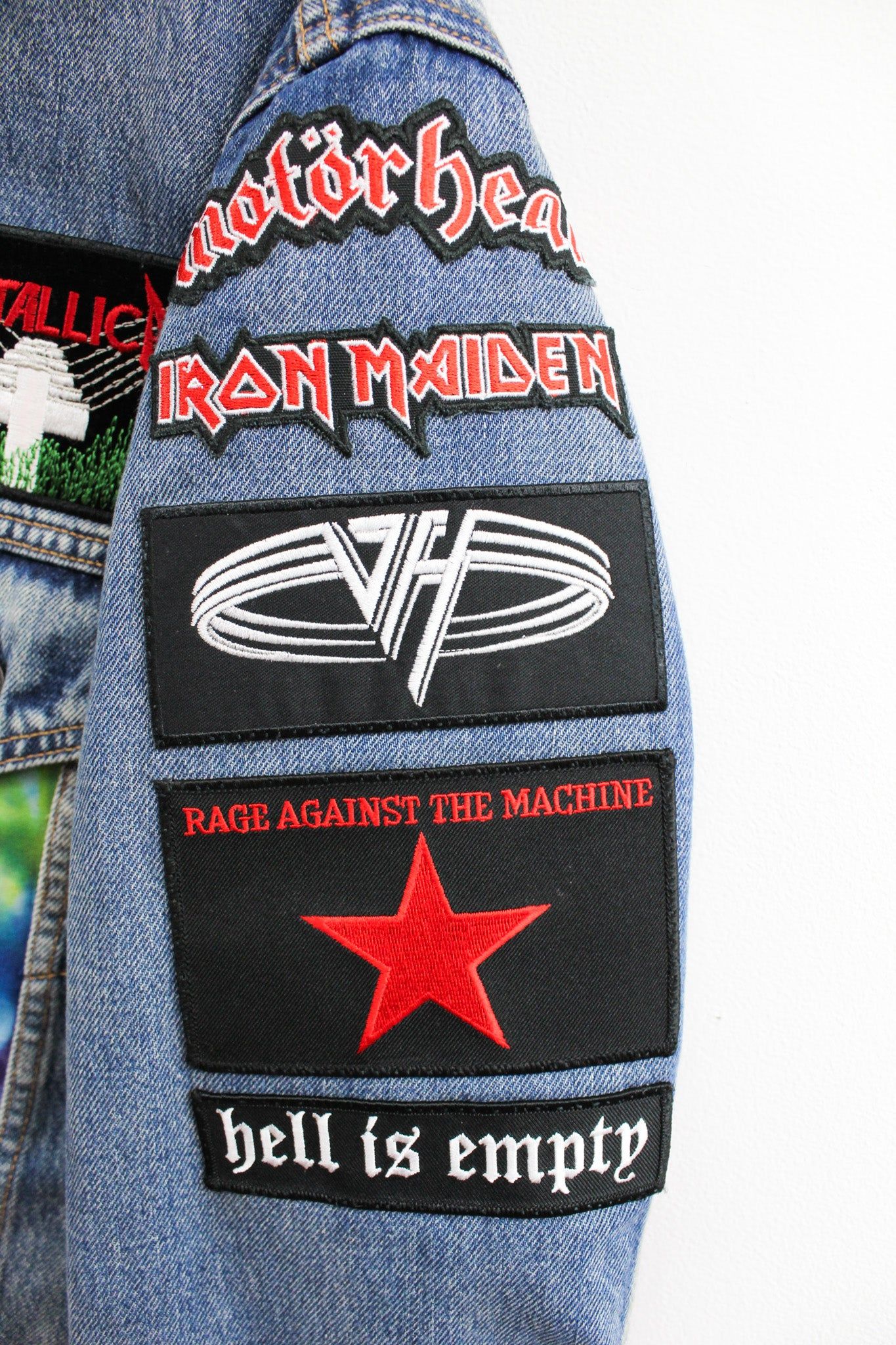 Haus Of Mojo Custom Reworked Levi's Denim Jacket Slayer sold by HG Vintage product image thumbnail 11