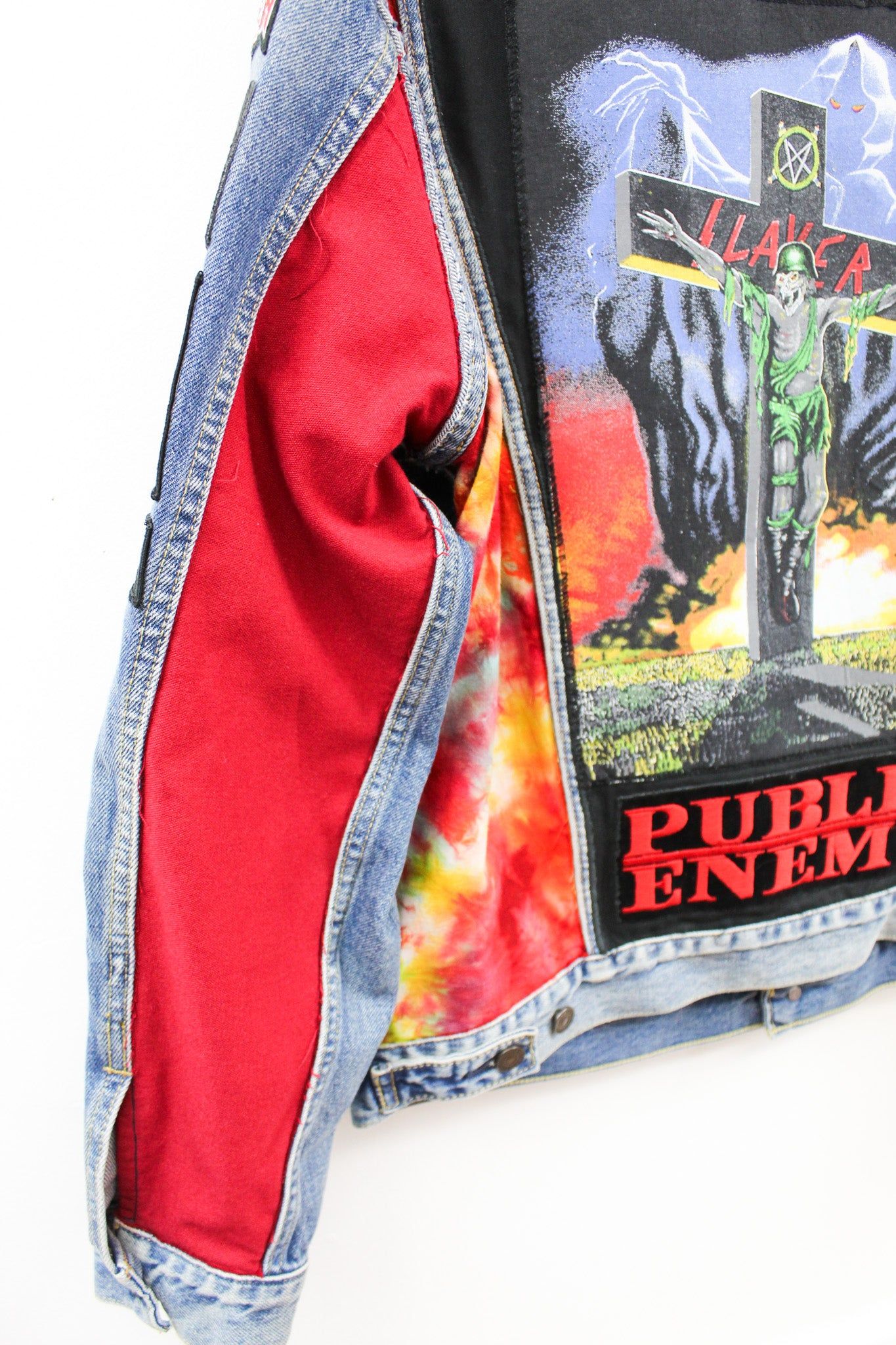 Haus Of Mojo Custom Reworked Levi's Denim Jacket Slayer sold by HG Vintage product image thumbnail 10