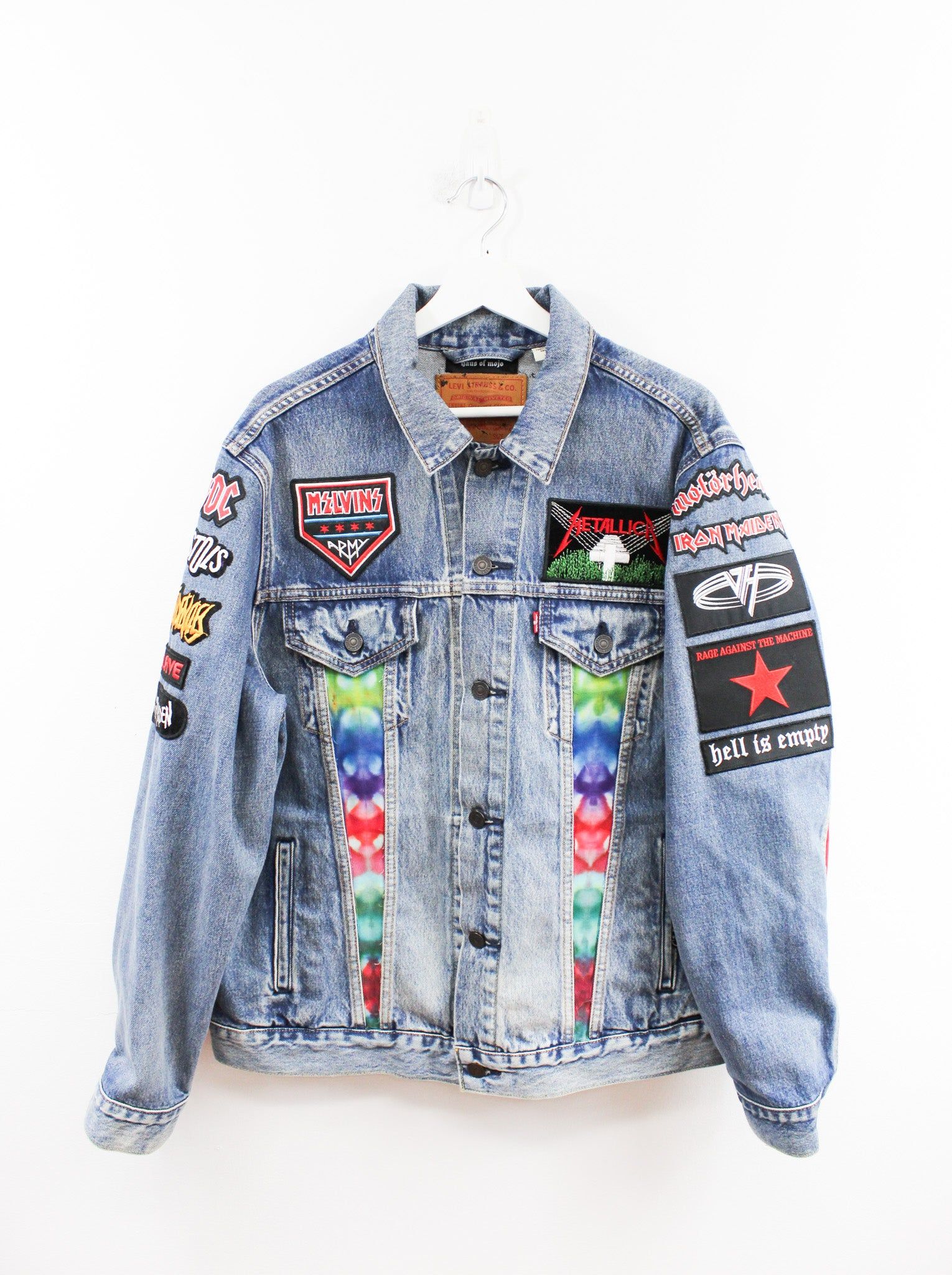 Haus Of Mojo Custom Reworked Levi's Denim Jacket Slayer sold by HG Vintage