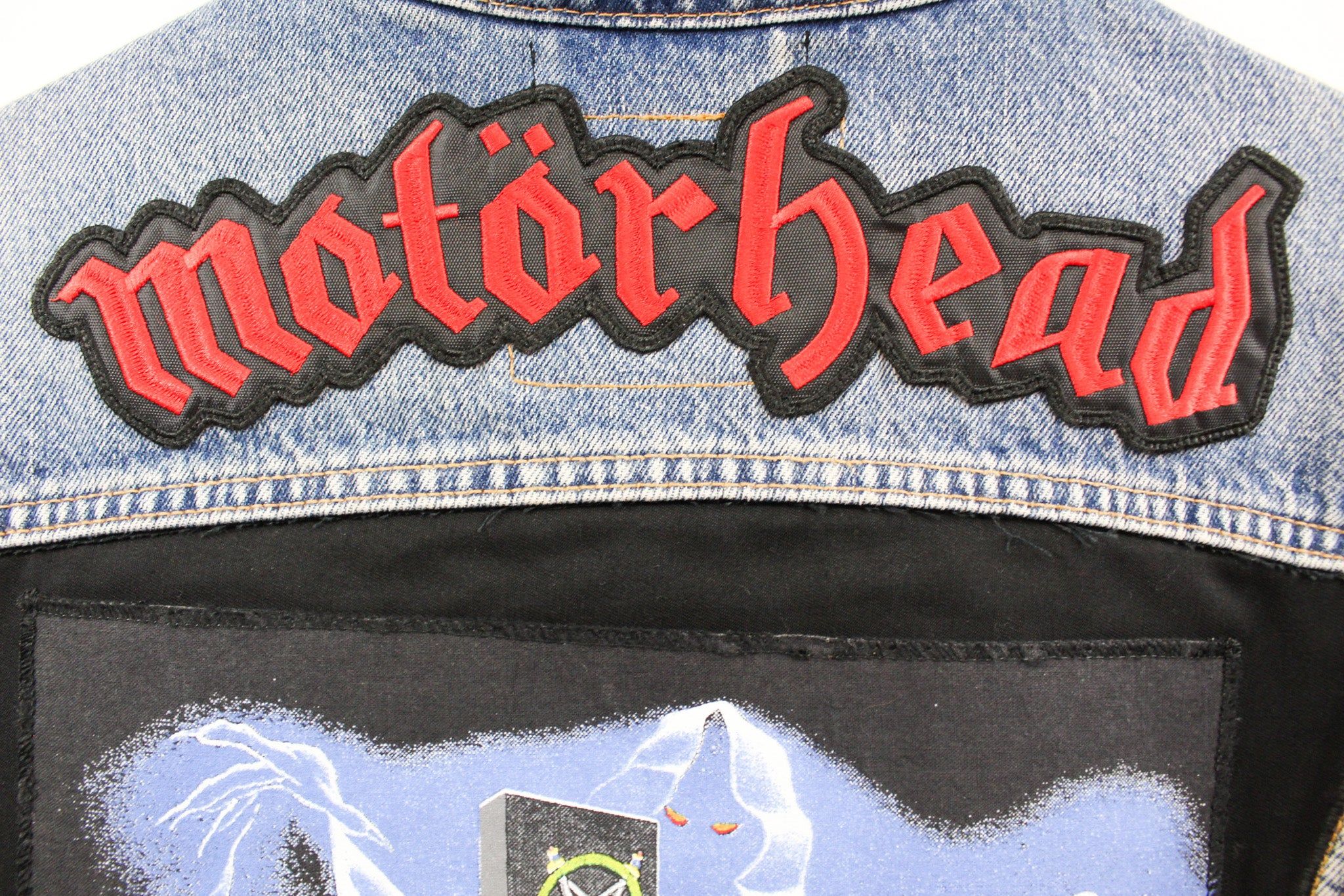 Haus Of Mojo Custom Reworked Levi's Denim Jacket Slayer sold by HG Vintage product image thumbnail 8