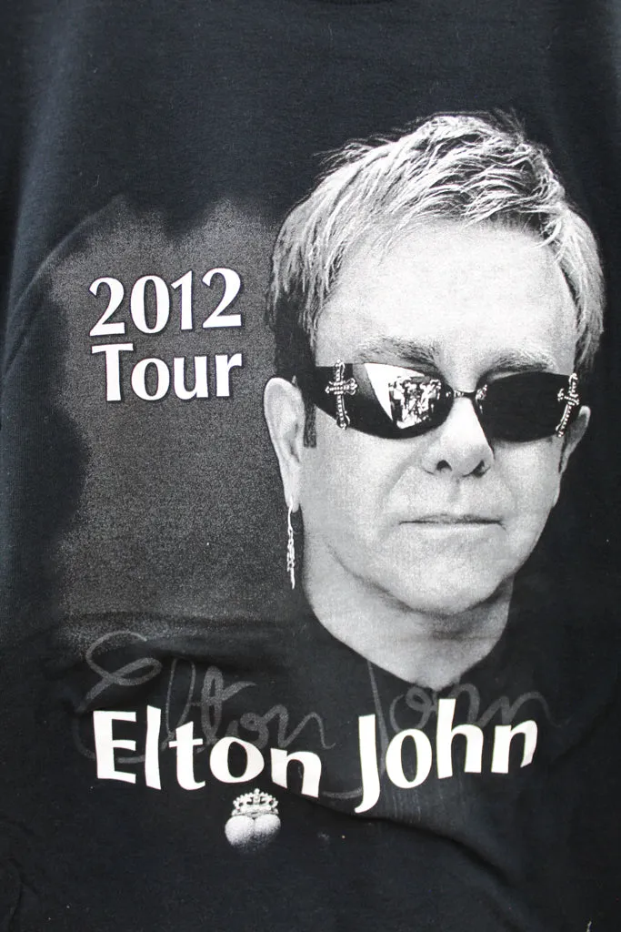 Z - 2012 Elton John Tour Picture Nike Tag Tee sold by HG Vintage product image thumbnail 2