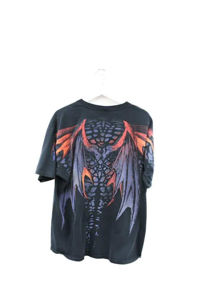 Z- Vintage 2005 Liquid Blue Dragon Jumbo Print Tee sold by HG Vintage product image thumbnail 4