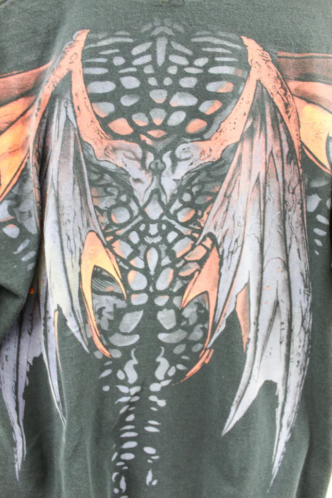 Z- Vintage 2005 Liquid Blue Dragon Jumbo Print Tee sold by HG Vintage product image thumbnail 5