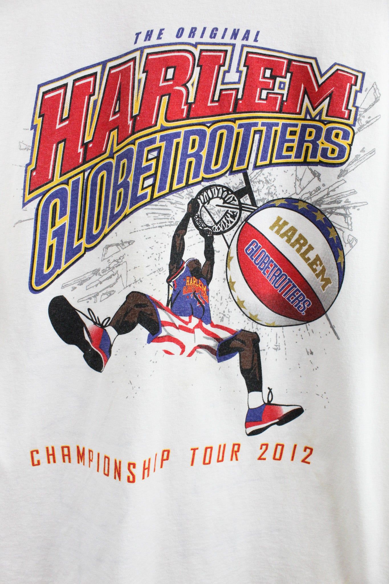 Harlem Globetrotters 2012 Tour Tee sold by HG Vintage product image thumbnail 2