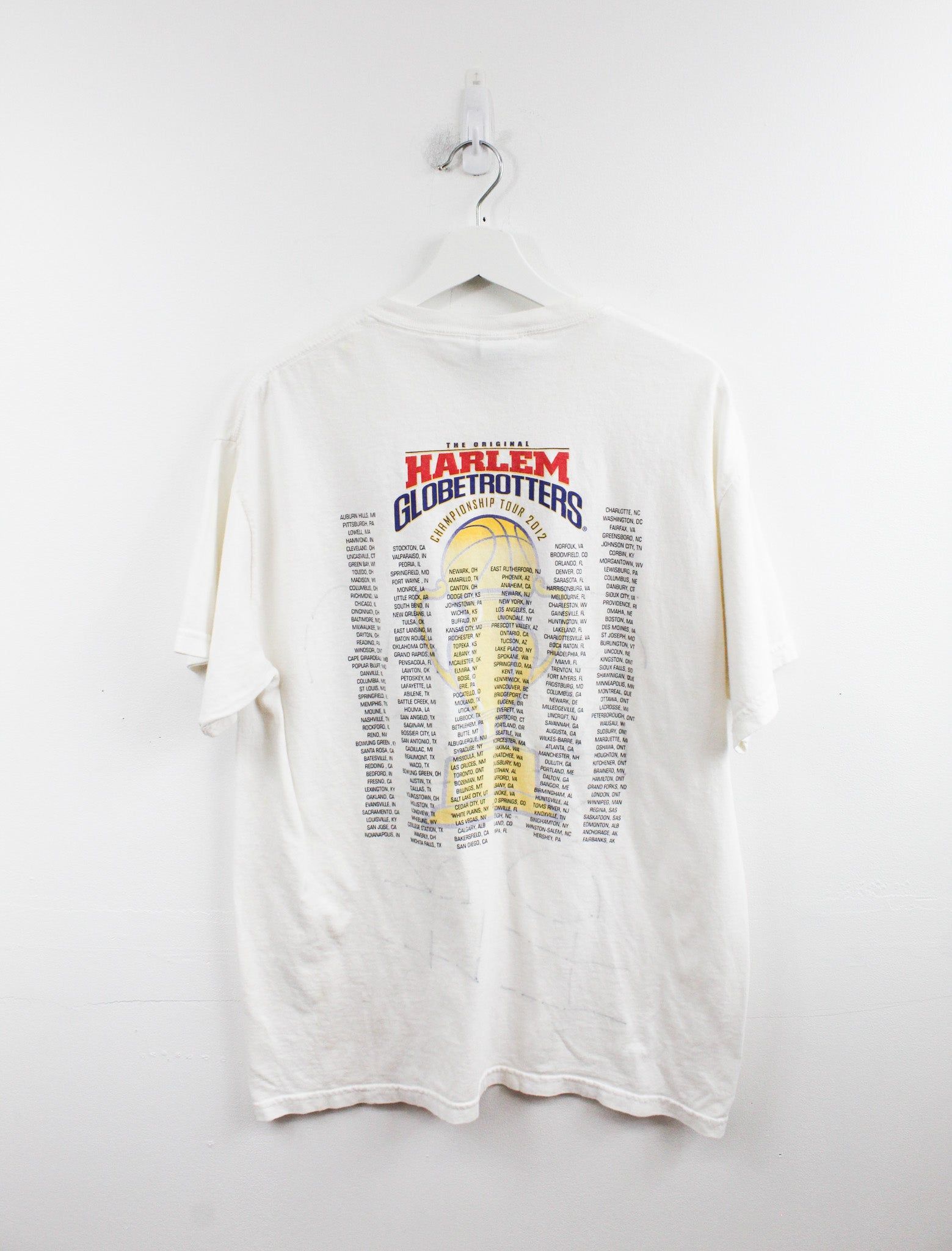 Harlem Globetrotters 2012 Tour Tee sold by HG Vintage product image thumbnail 3
