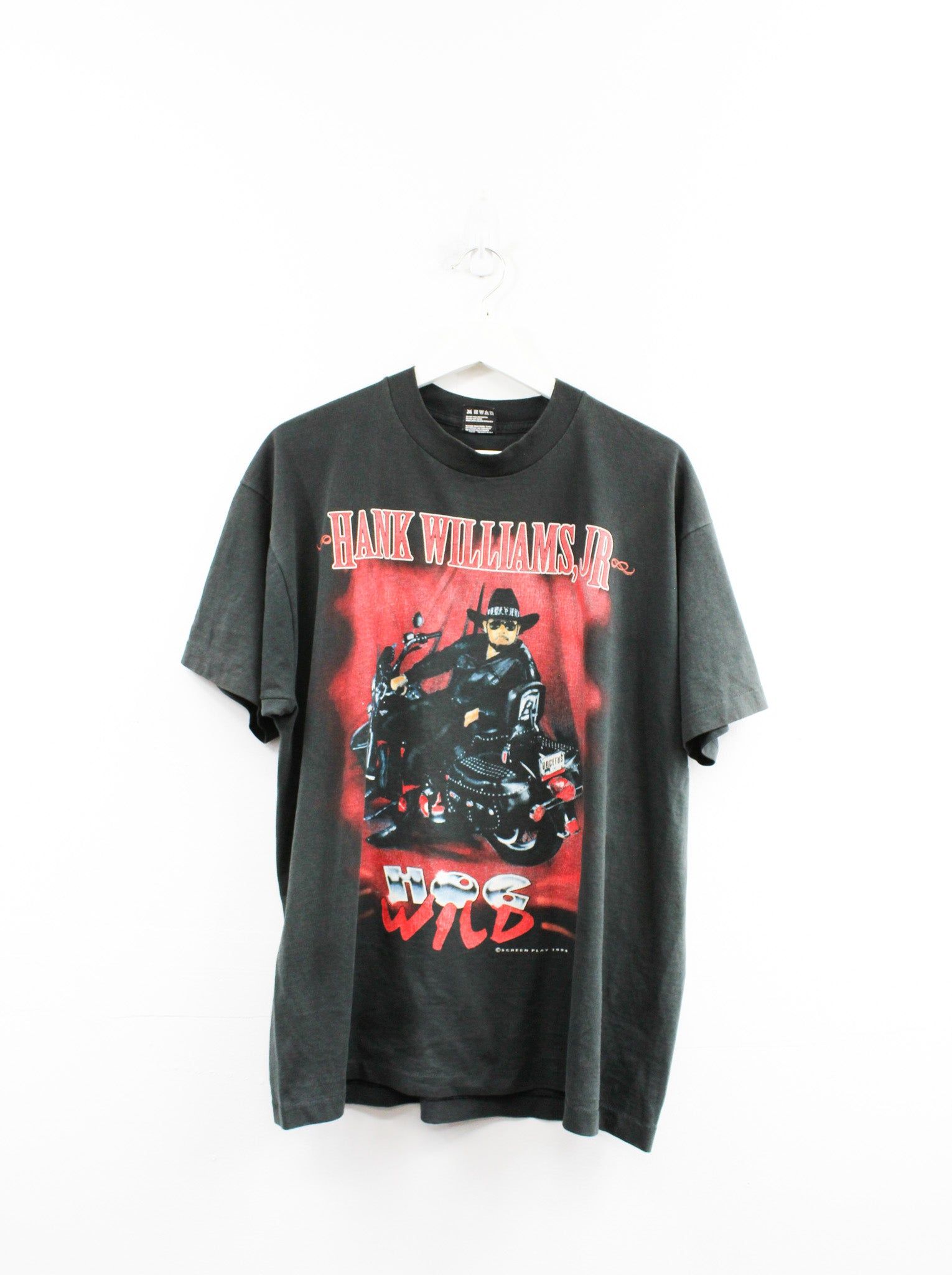 Vintage Single Stitch 1994 Hank Williams Tour 50/50 Tee sold by HG Vintage