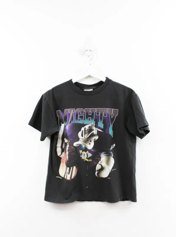 Vintage Nutmeg NHL  Anaheim Mighty Ducks Graphic Single Stitch Tee sold by HG Vintage