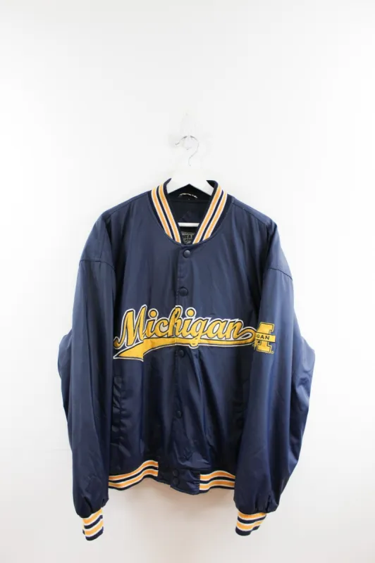 Vintage Michigan-CC- Wolverines Steve & Barry's college logo Bomber Jacket sold by HG Vintage