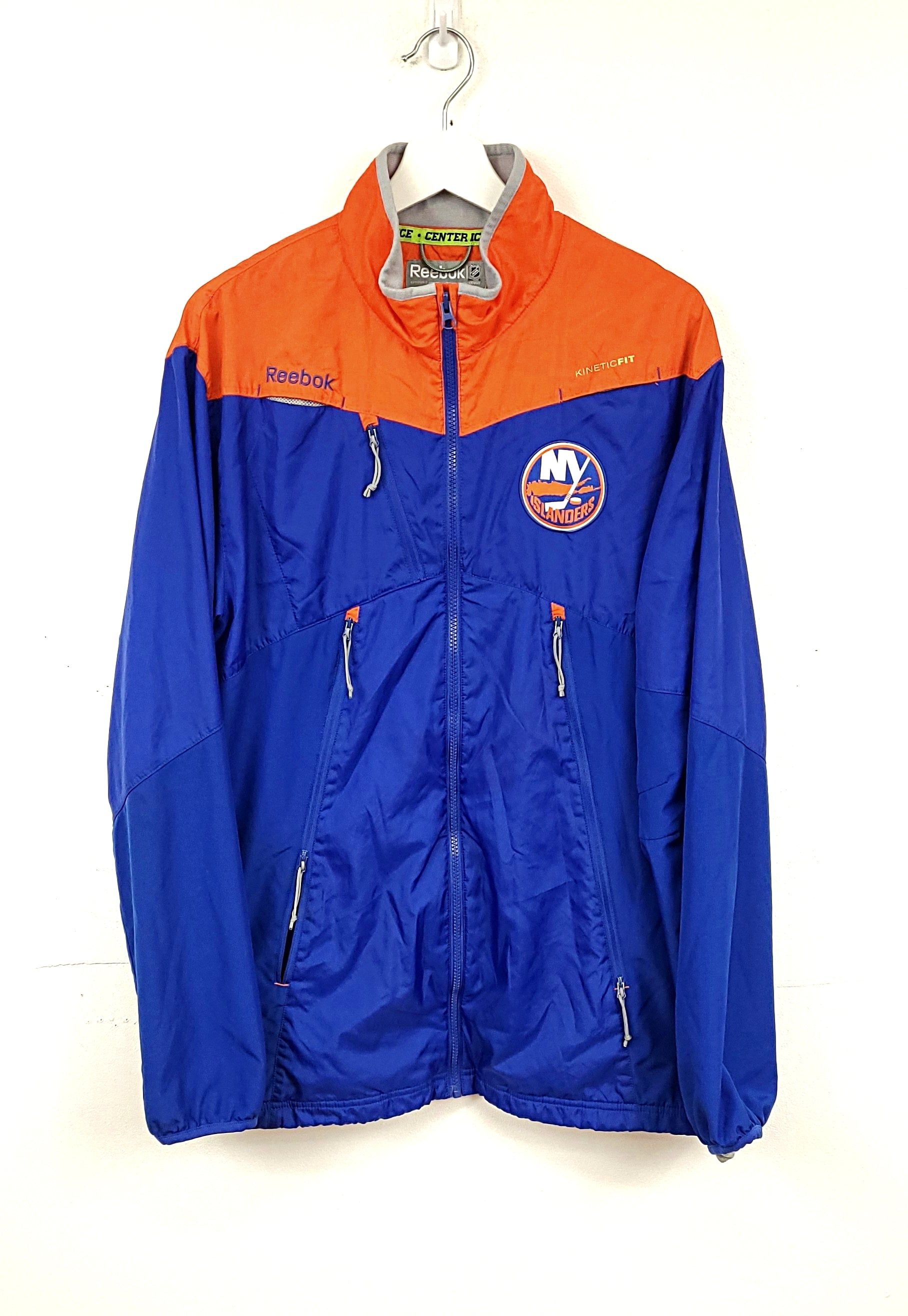 New York Islanders Kintetic Fit Reebok Windbreaker sold by HG Vintage