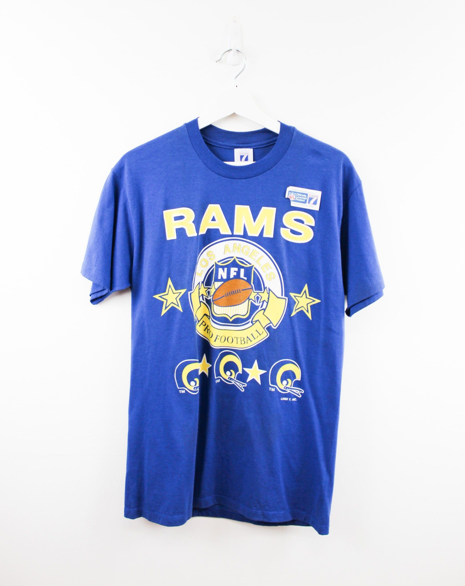 Deadstock Vintage LA Rams Logo Graphic Tee sold by HG Vintage