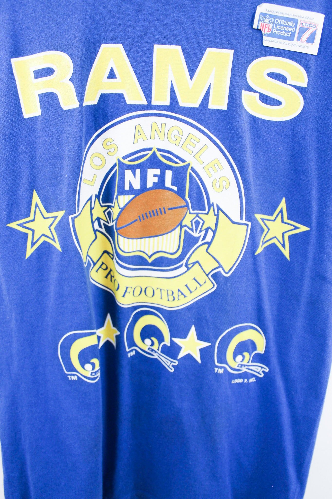 Deadstock Vintage LA Rams Logo Graphic Tee sold by HG Vintage product image thumbnail 2