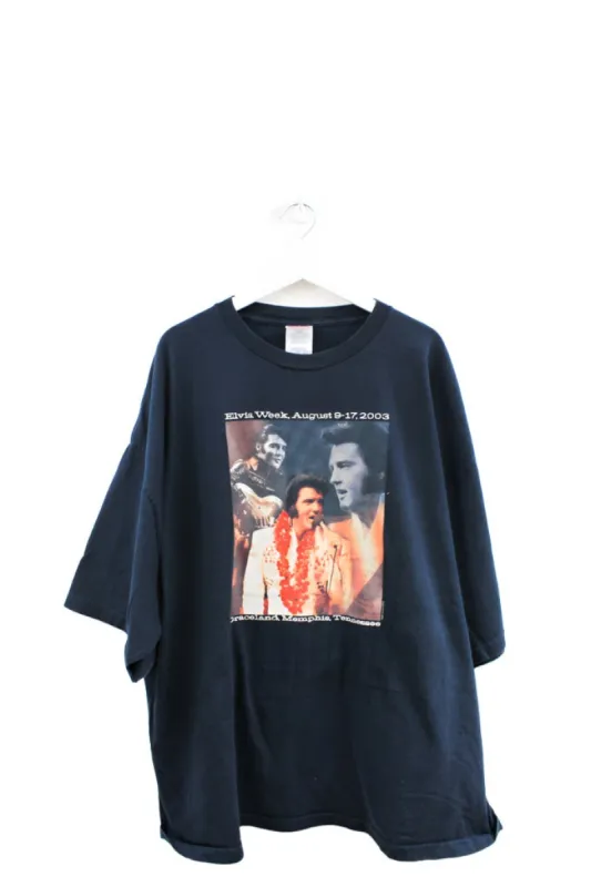 Z - Vintage 2003 Elvis Week Memphis Picture Tee sold by HG Vintage