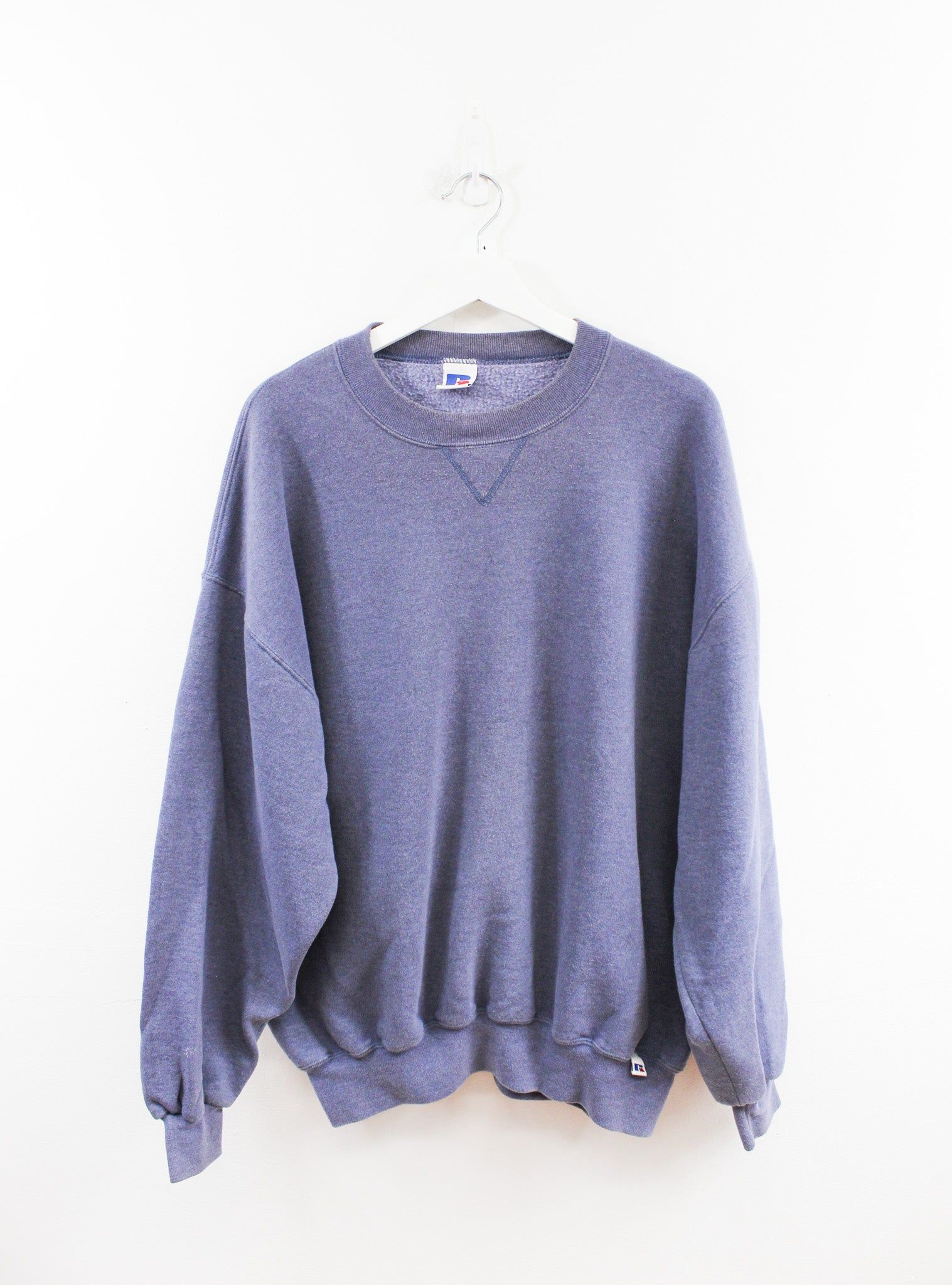 Vintage 90s Russell Athletic Made In The USA Blank Crewneck sold by HG Vintage