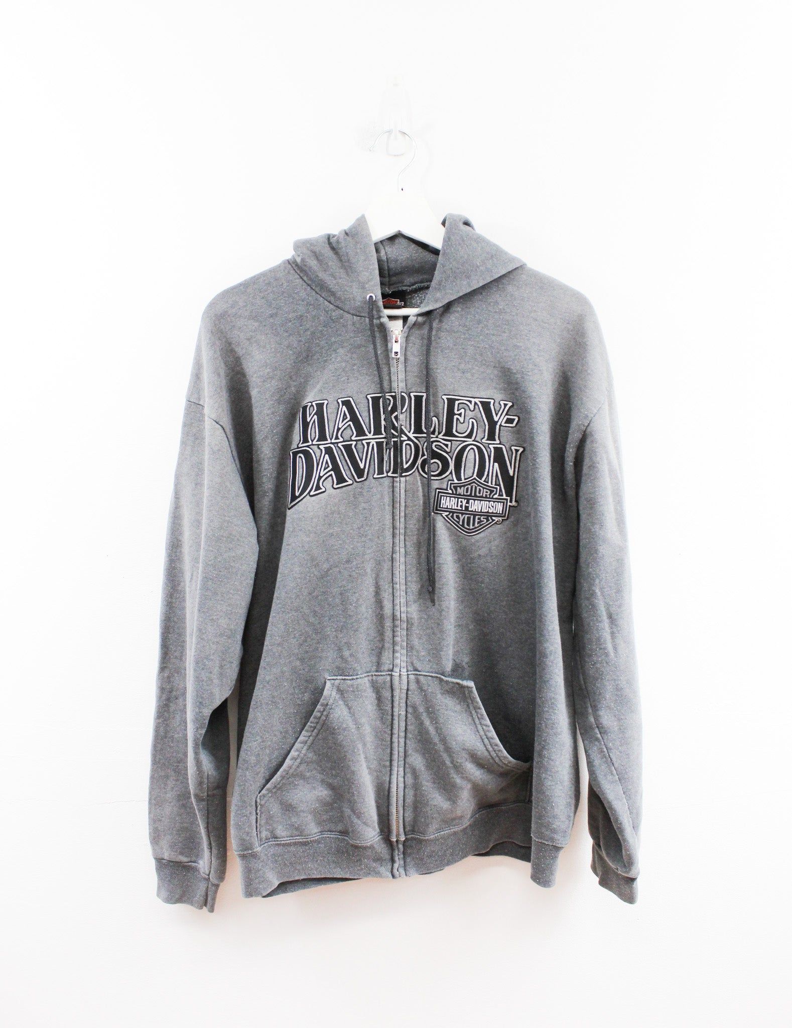 Harley Davidson Embroidered Logo Hoodie sold by HG Vintage