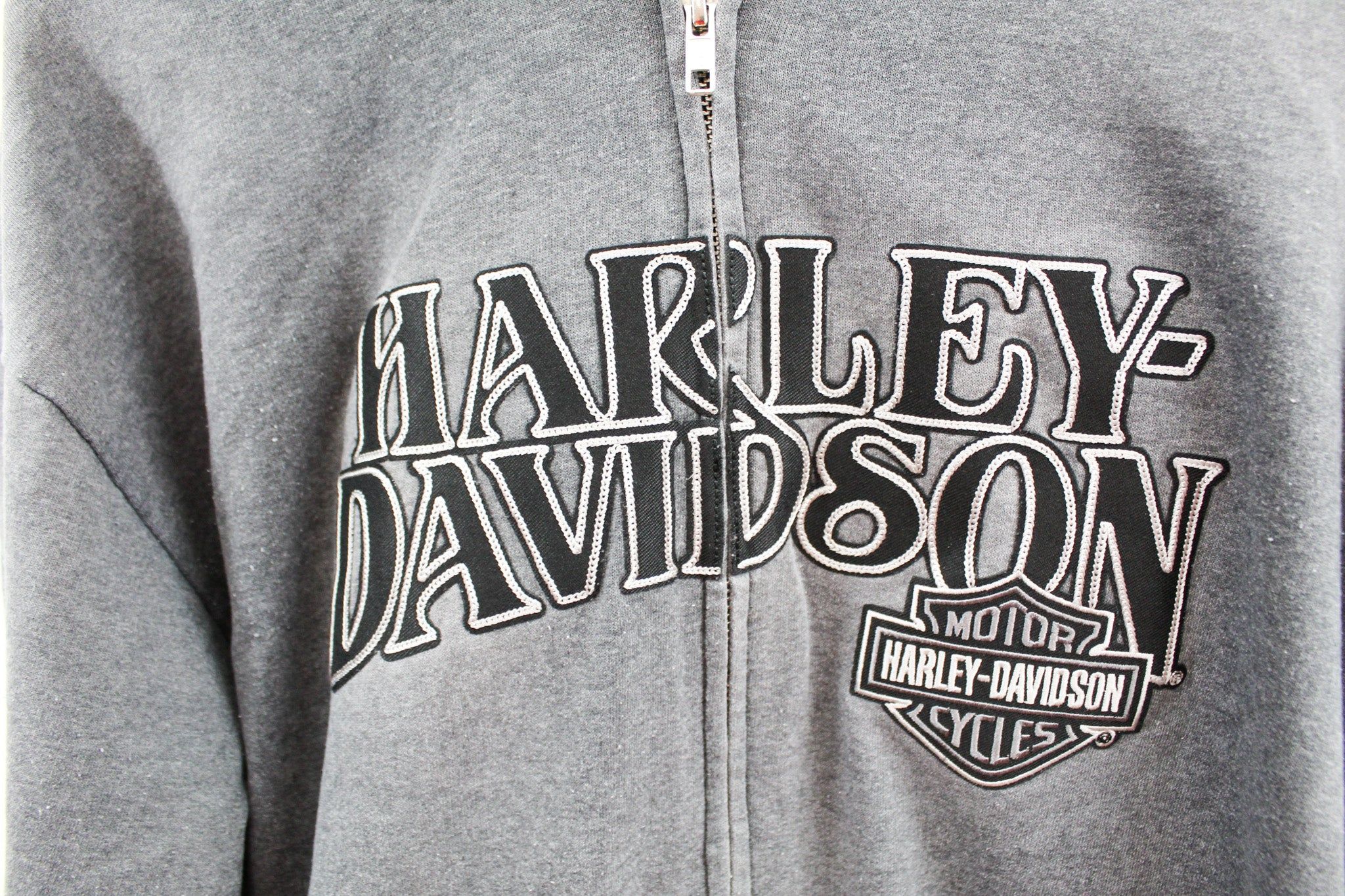 Harley Davidson Embroidered Logo Hoodie sold by HG Vintage product image thumbnail 2