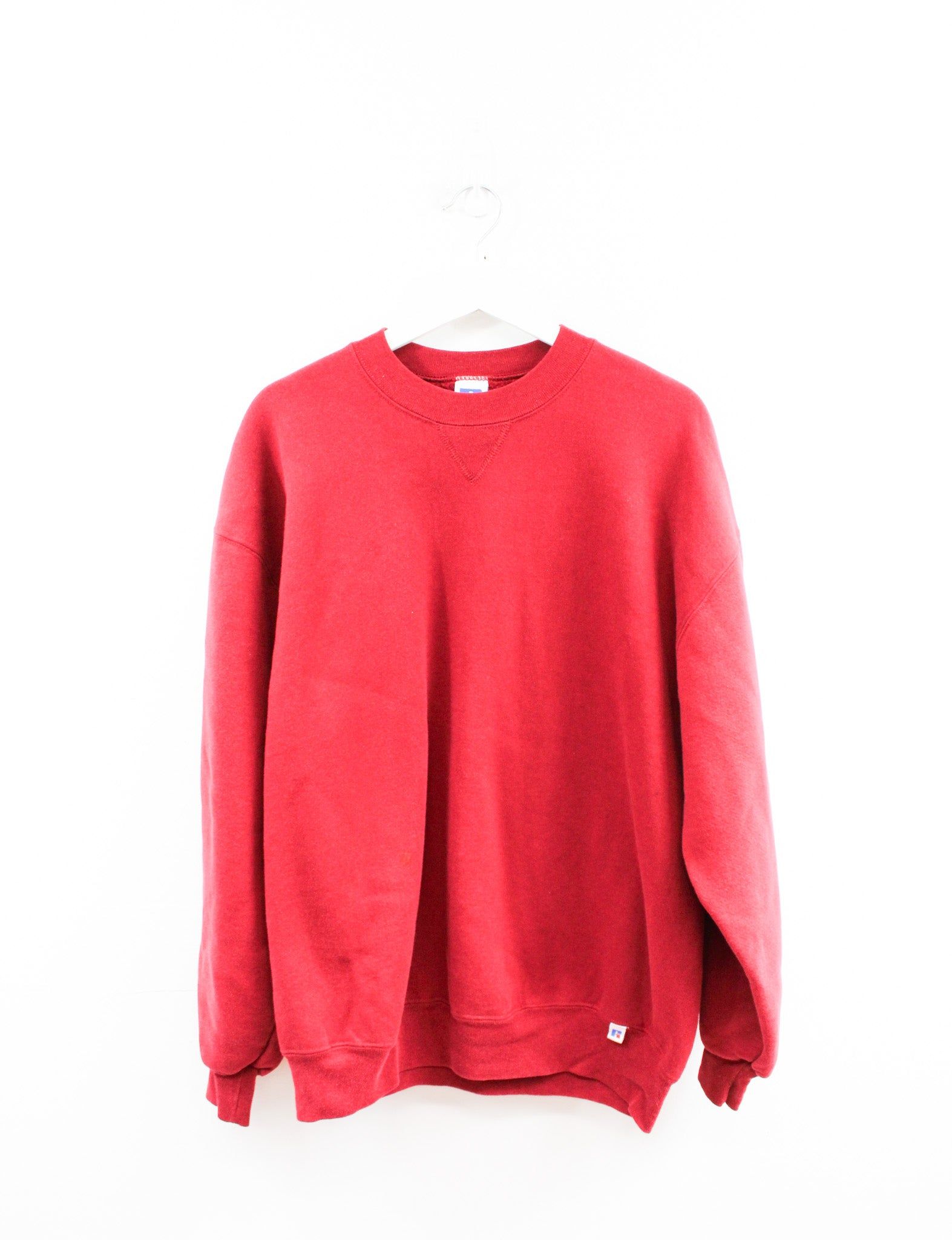 Vintage 90s Russell Athletic Made In The USA Blank Crewneck sold by HG Vintage