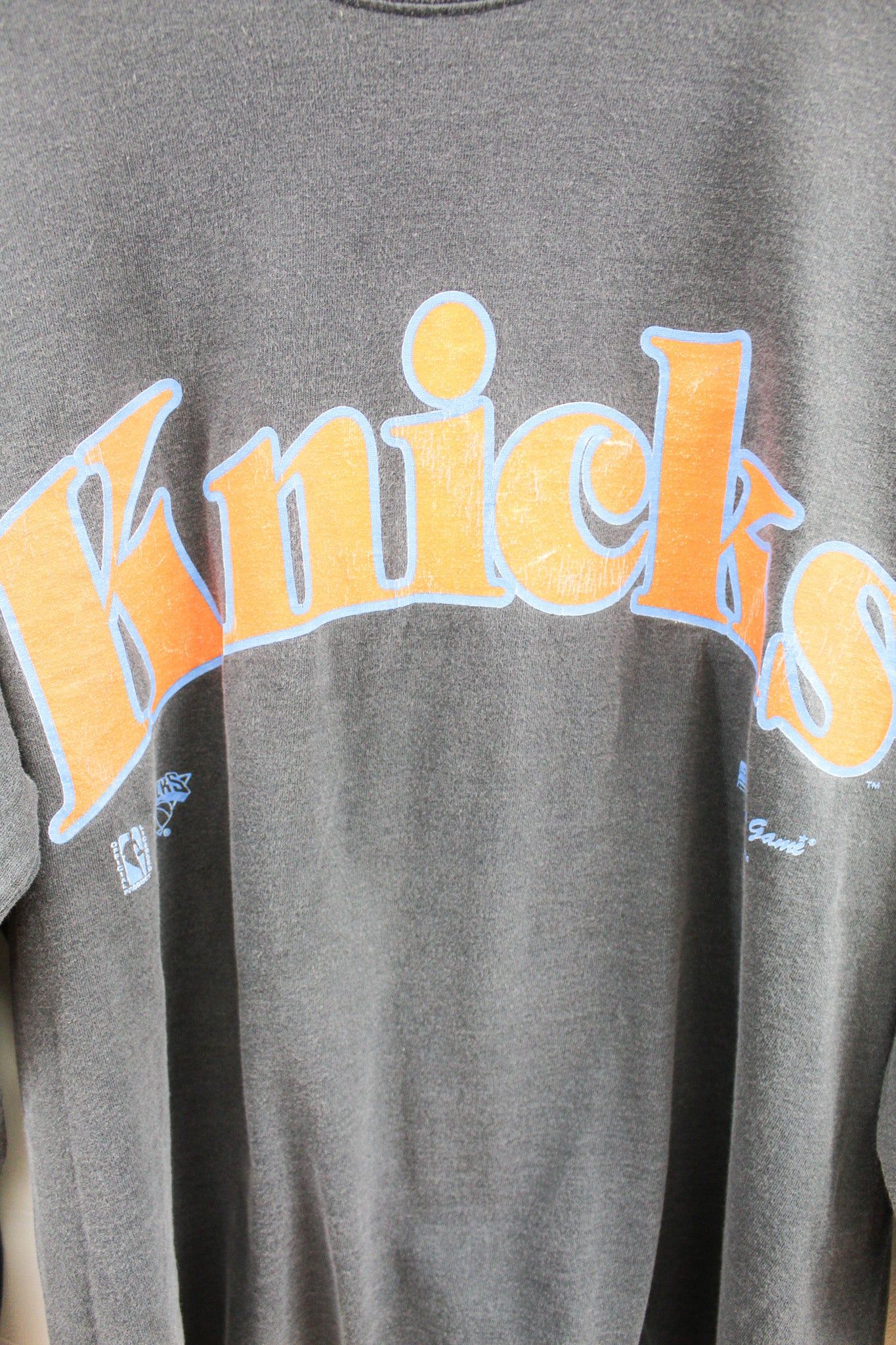 NBA Knicks Long Sleeve Tee sold by HG Vintage product image thumbnail 2