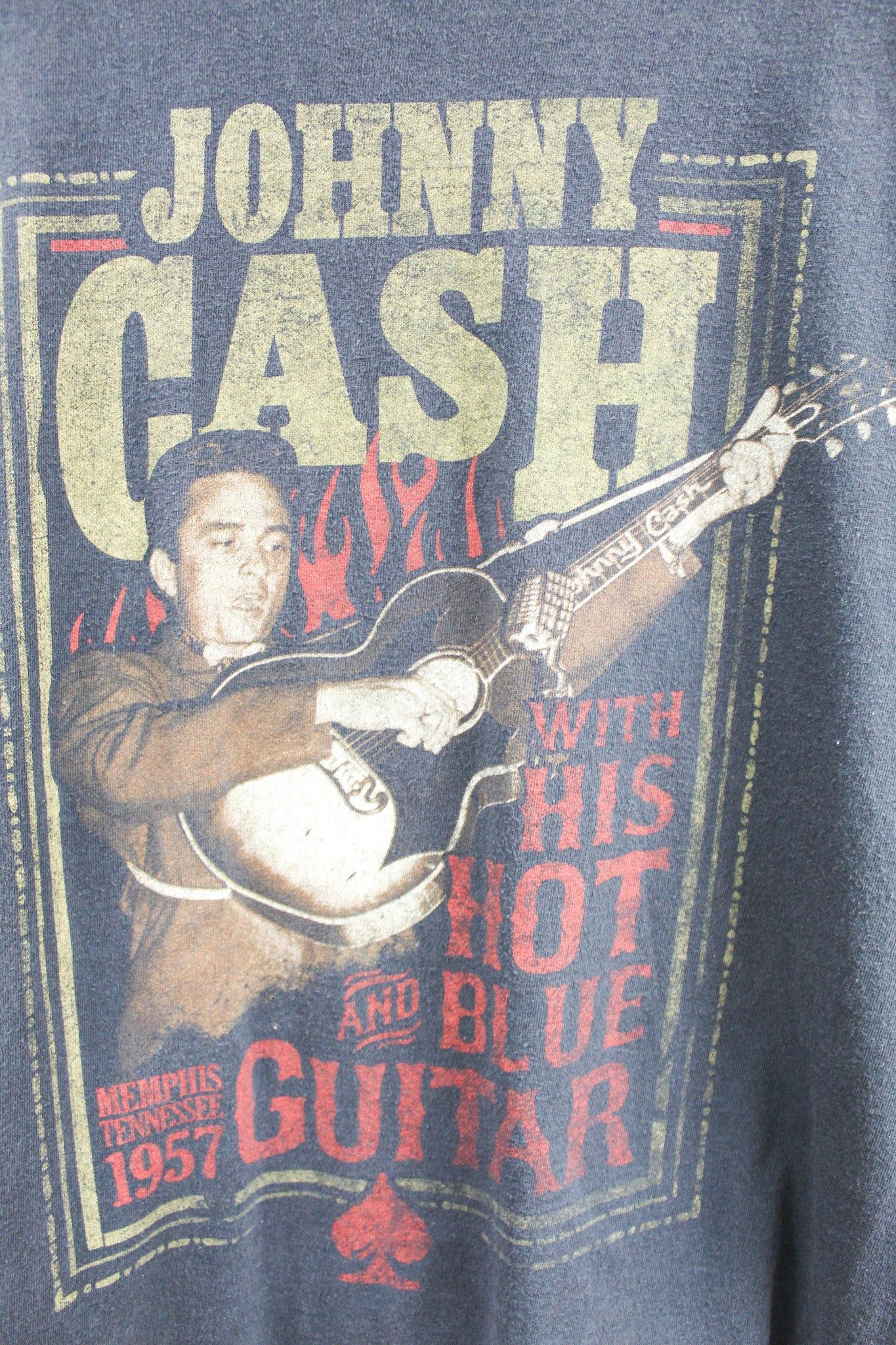 Johnny Cash Picture & Guitar Tee Zion Tag sold by HG Vintage product image thumbnail 2