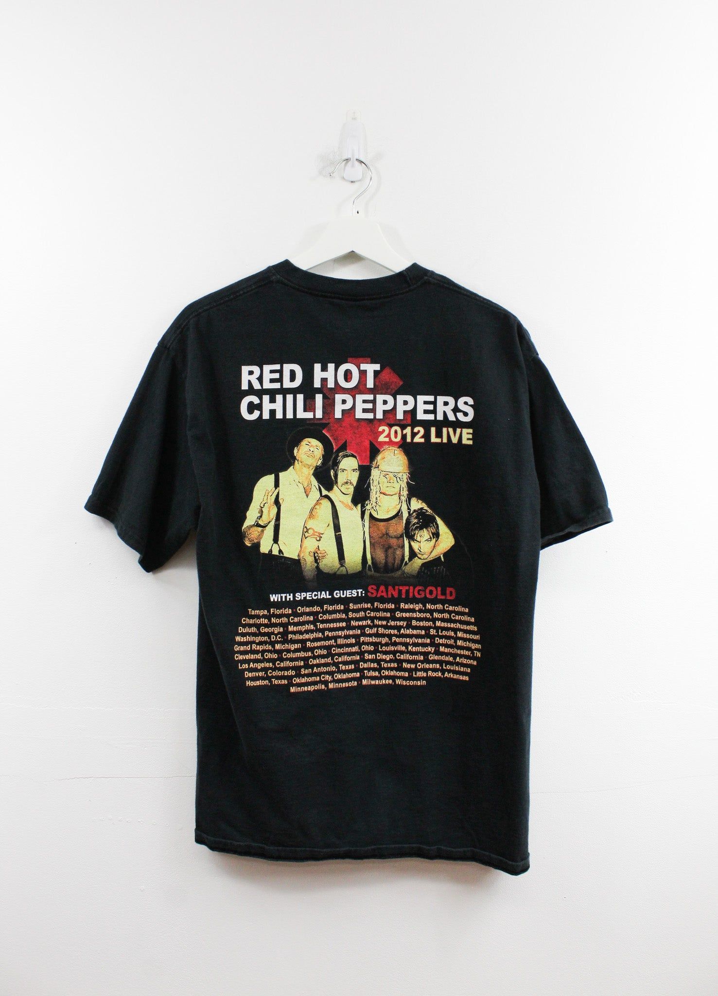 Red Hot Chili Peppers 2012 Live In Concert Tee sold by HG Vintage product image thumbnail 3