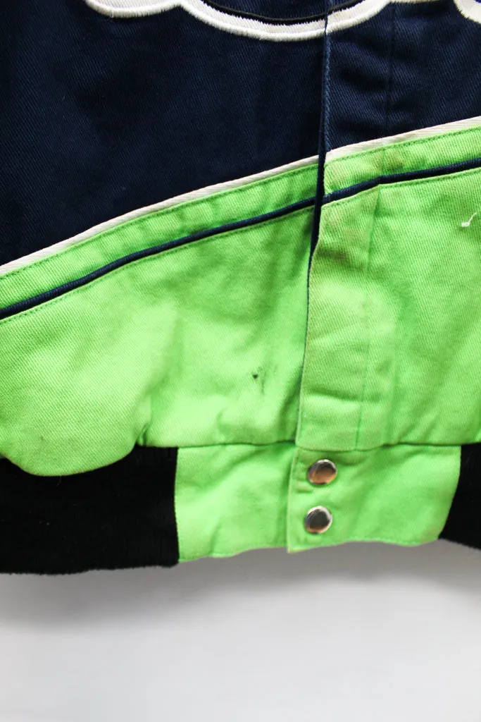 Z- Seahawks Emb Helmet & Logo NFL Bomber Jacket sold by HG Vintage product image thumbnail 4