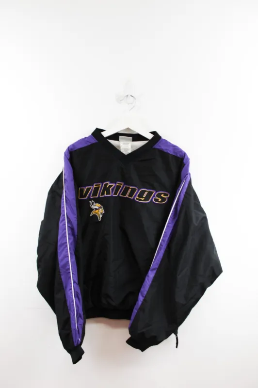 CC- Vintage NFL Reebok Minnesota Vikings Pullover Nylon Windbreaker sold by HG Vintage