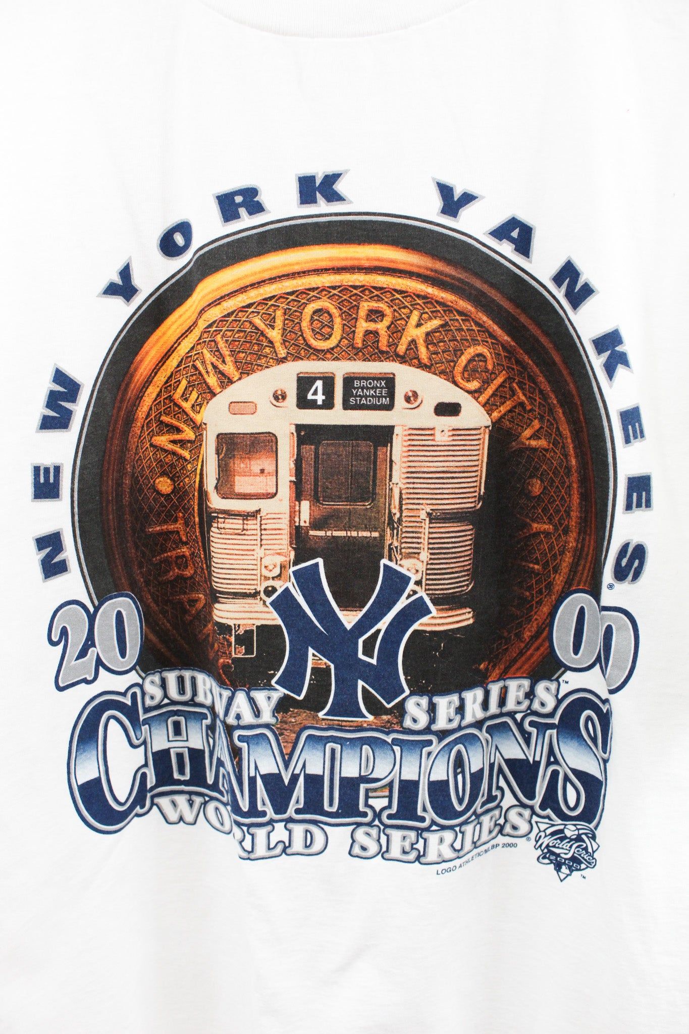 Vintage Logo Athletic MLB New York Yankees 2000 World Series Champ Tee sold by HG Vintage product image thumbnail 2