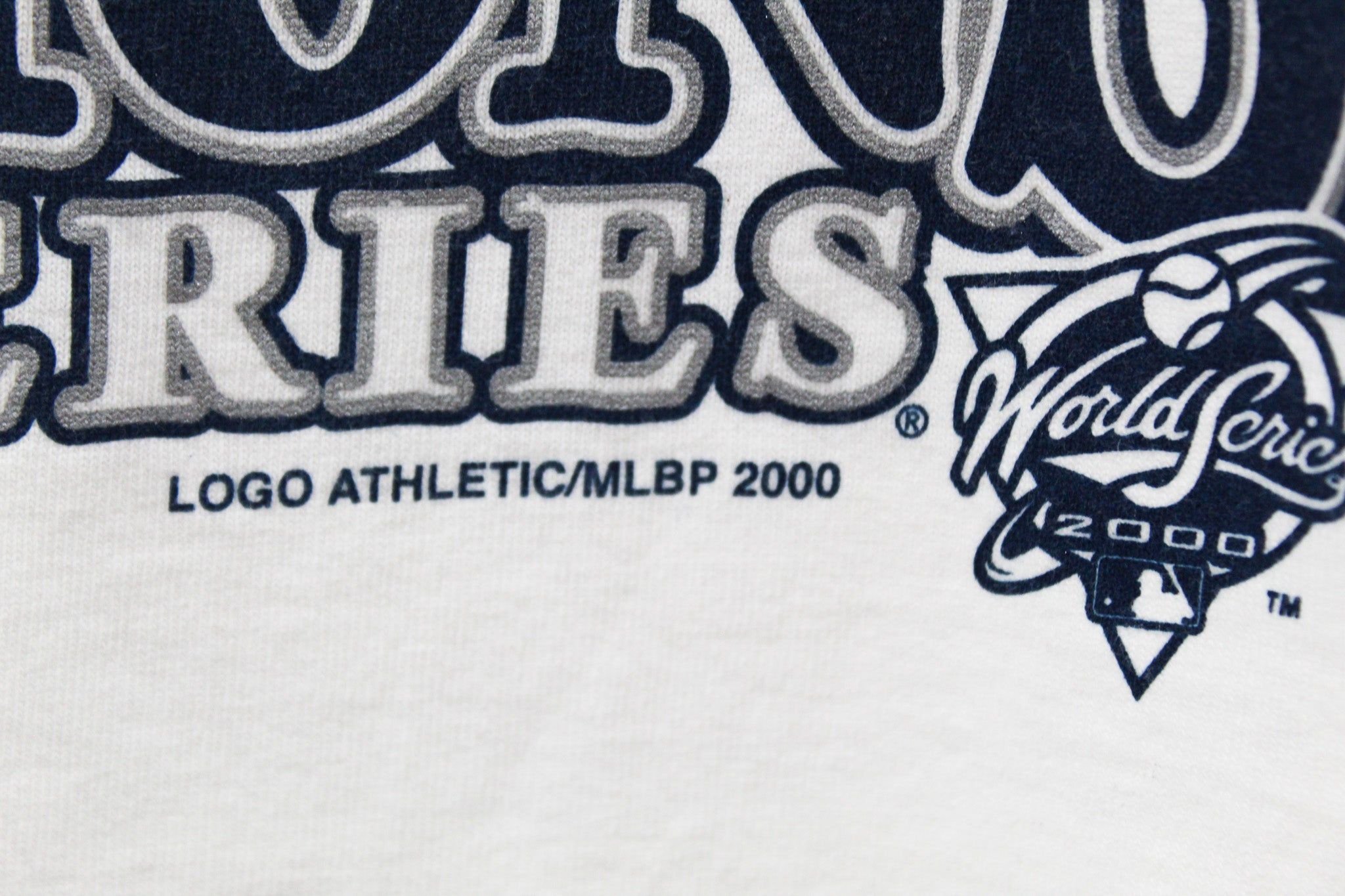 Vintage Logo Athletic MLB New York Yankees 2000 World Series Champ Tee sold by HG Vintage product image thumbnail 3