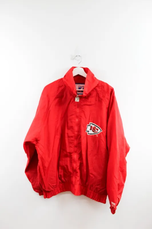 CC- Vintage NFL Logo 7 Kansas City Chiefs Nylon Windbreaker sold by HG Vintage