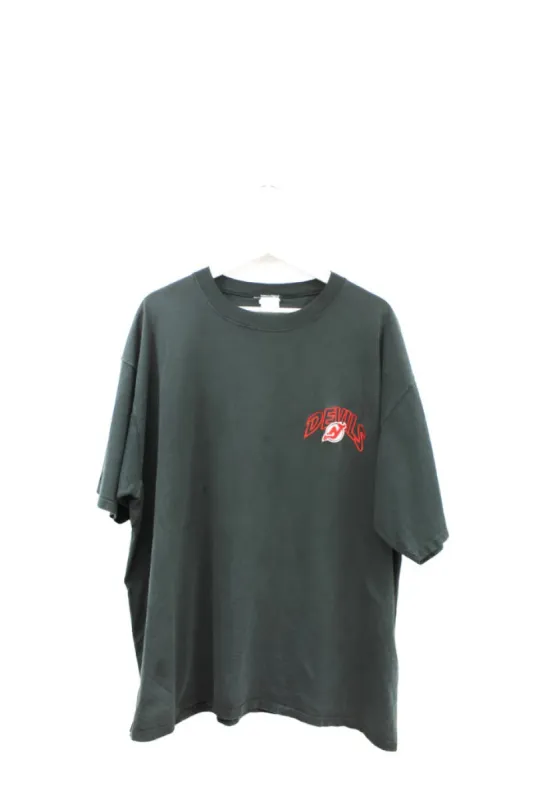 Z - Vintage NHL New Jersey Devils Embroidered Logo Tee sold by HG Vintage