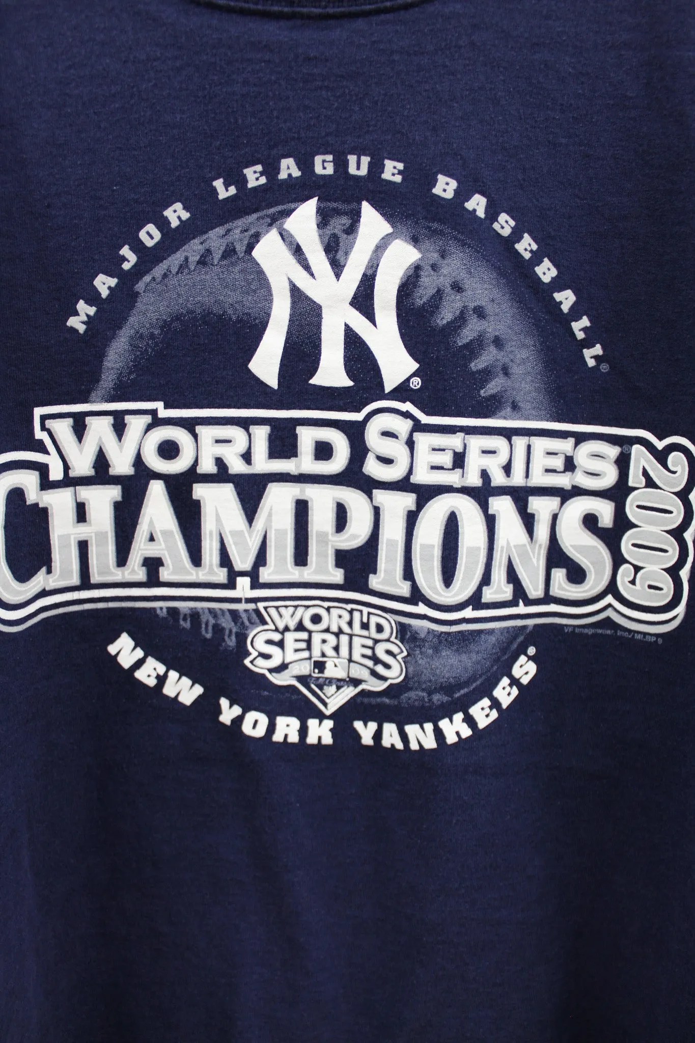 X - MLB 2009 New York Yankees World Series Champions Tee sold by HG Vintage product image thumbnail 2