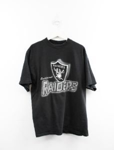 Vintage Logo 7 NFL Oakland Raiders Graphic Tee sold by HG Vintage