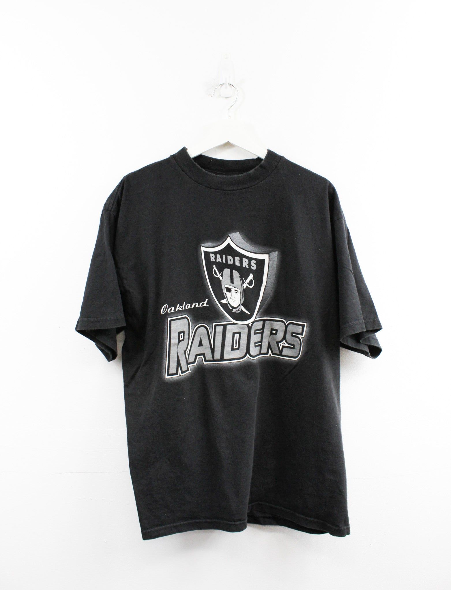 Vintage Logo 7 NFL Oakland Raiders Graphic Tee sold by HG Vintage