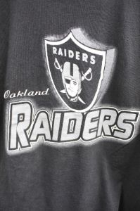 Vintage Logo 7 NFL Oakland Raiders Graphic Tee sold by HG Vintage
