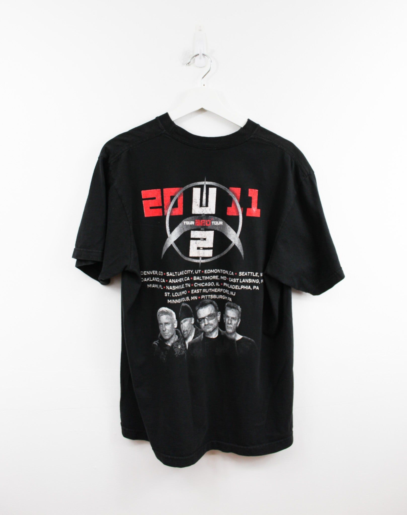 U2 2011 Tour Tee sold by HG Vintage product image thumbnail 3