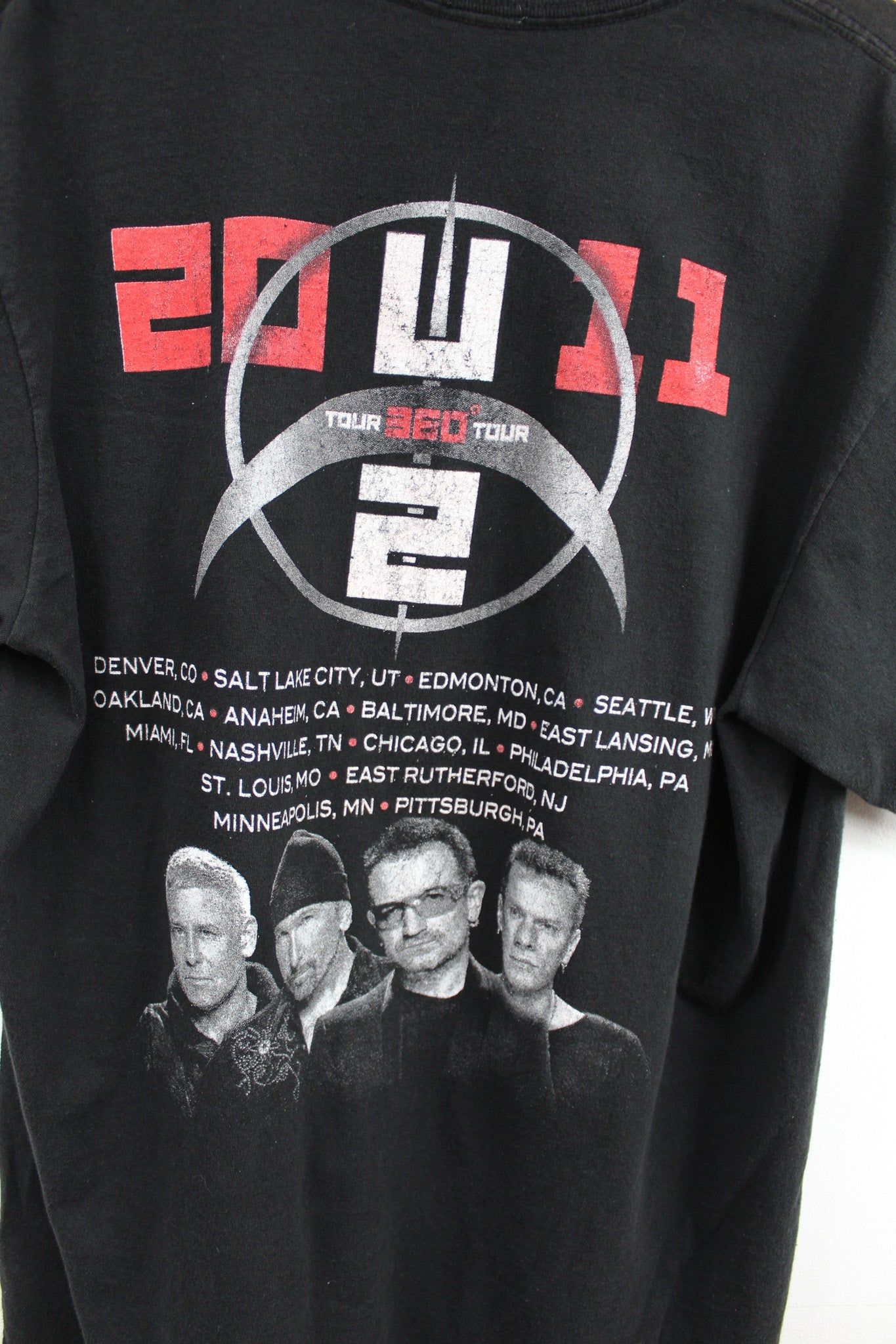 U2 2011 Tour Tee sold by HG Vintage product image thumbnail 4
